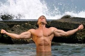 A strong man naturally increases potency